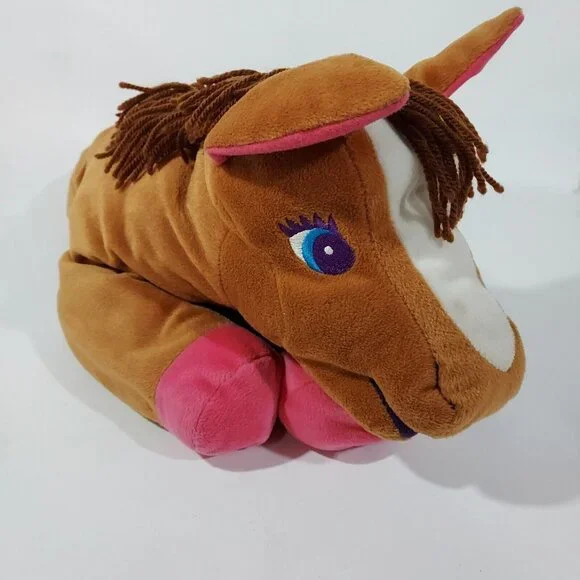 Lisa Frank Rainbow Chaser 22" Brown Horse Plush Vintage 1990's - Picture 2 of 13